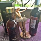 A sophisticated nightcap: a glass of Merlet