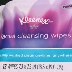The answer to traveler’s prayers: Kleenex facial cleansing wipes